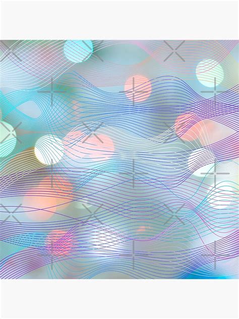 Psychedelic Bokeh Pastel Light Bubbles Polkadot Abstract Ombre Energy