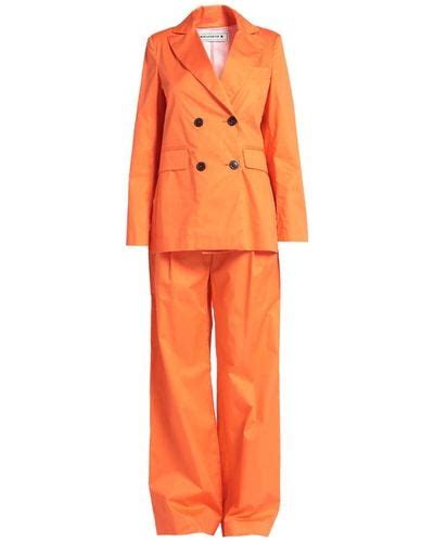 Burnt Orange Suits For Women Lyst