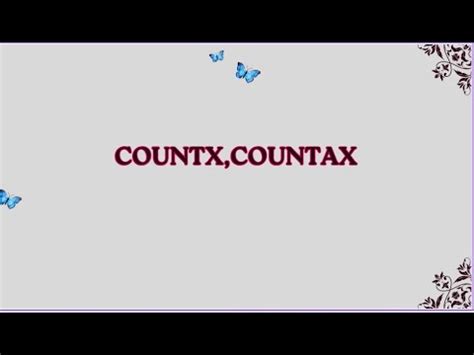 countx countax  dax explained  telugu power bi youtube