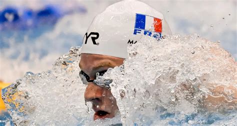 Natation L On Marchand Qualifi Pour La Finale Du M Papillon