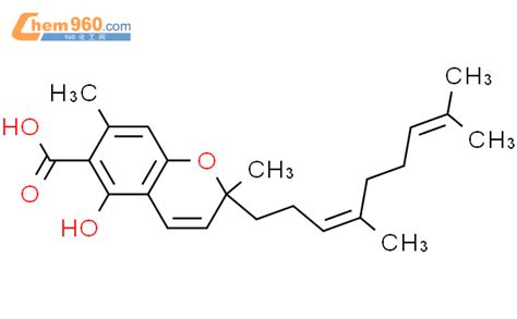 635703 89 82h 1 苯并吡喃 6 羧酸，2 （3e） 48 二甲基 37 壬二烯基 5 羟基 27 二甲基 Cas号