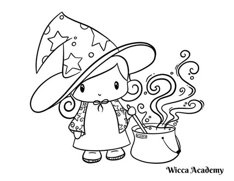 Coloring Pages Wicca Academy