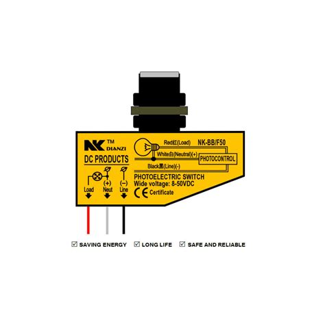 Dusk To Dawn Photocell Switch Automatic Light Control Sensor Dc V V