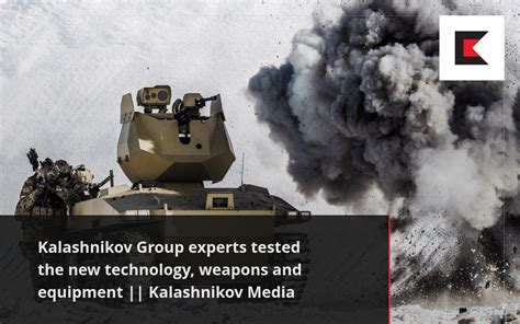 Kalashnikov Group experts tested the new technology, weapons and ...