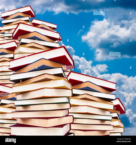 stacked with books background Stock Photo - Alamy