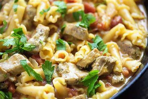 One Skillet Pork Pasta — Buns In My Oven