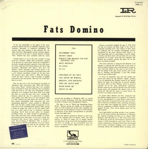 Fats Domino This Is Fats Domino French Vinyl Lp Album Lp Record