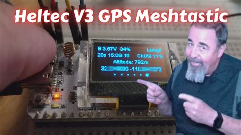 Heltec V With Gps In Meshtastic Youtube