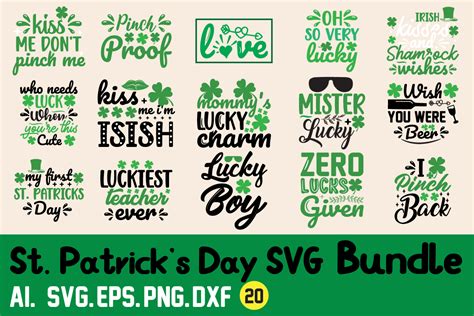 St Patricks Day Svg Bundle Bundle · Creative Fabrica