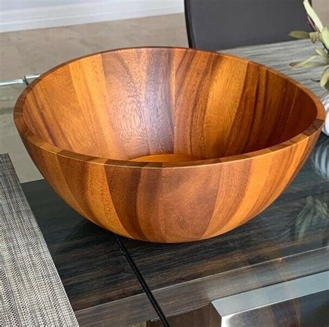 The Cellar Acacia Wood Large 14 Salad Bowl Thecellar Acacia Wood Bowl Salad Bowls