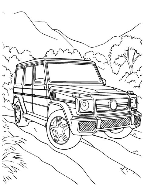 Coloriages Mercedes Benz Coloringpagesonly