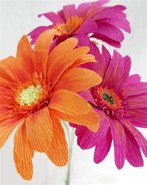 Crepe Paper Gerbera Daisies Are Just One Of The Beautiful Items