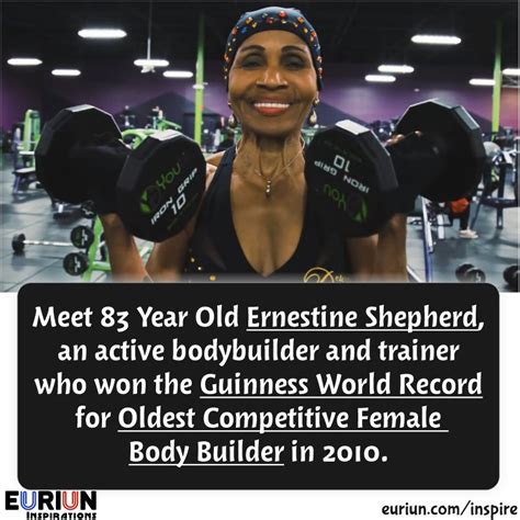 Euriun Inspirations - Meet 83 Year Old Ernestine Shepherd, an active ...