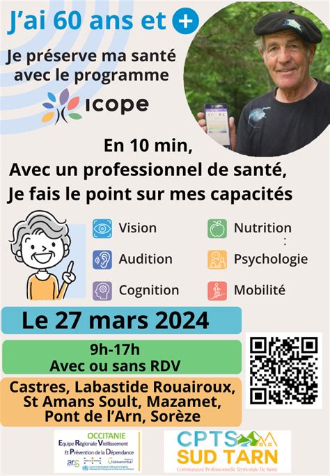 Journée de dépistage de la fragilité ICOPE le 27 mars 2024 CPTS