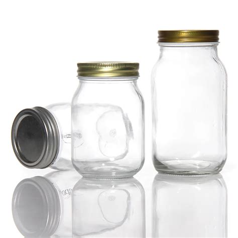 4oz 6oz 8oz 10oz 12oz Canning Mason Jars Wooden Lid Large Glass Jar With Screw Top Lid Buy