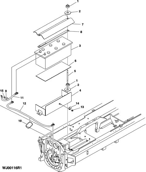 1270E HARVESTER Batteries Support And Cables EPC John Deere Online