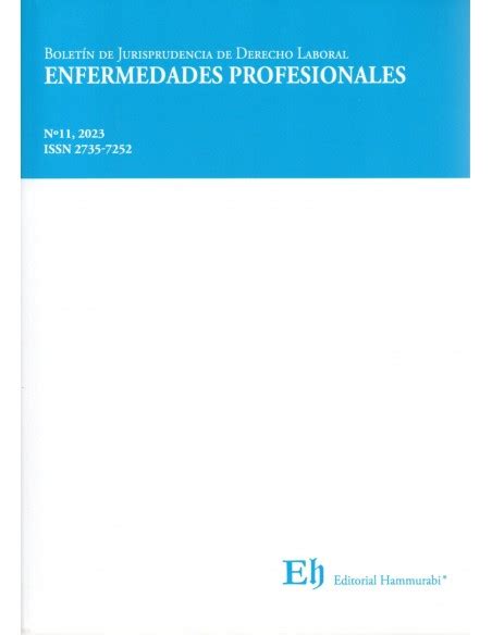 BOLETÍN DE JURISPRUDENCIA DE DERECHO LABORAL Nº11 ENFERMEDADES