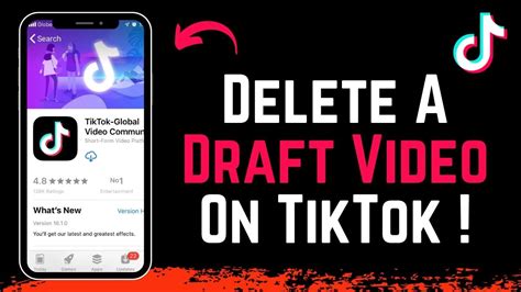 How To Delete Draft On TikTok YouTube