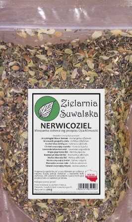 Zielarnia Suwalska Nerwicoziel 200g wg Klimuszki Zioła Uspokojenie sen