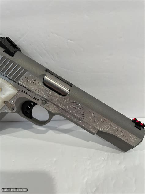 COLT O1073CCS COMPETITION 38 SUPER CUSTOM HAND ENGRAVED