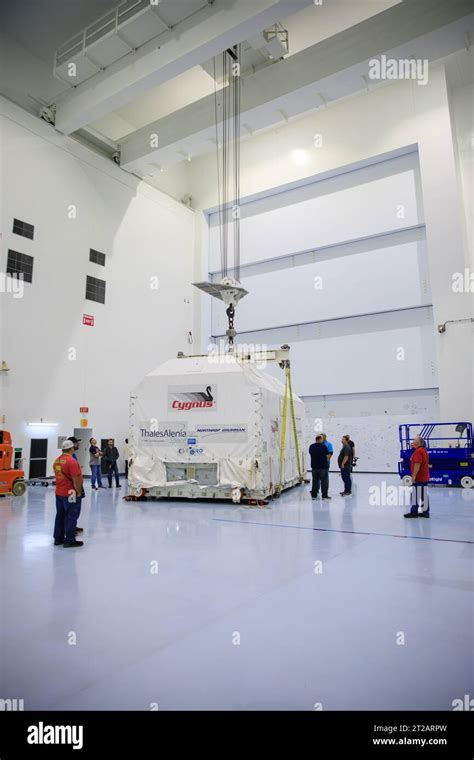 Cygnus Pressurized Cargo Module Arrival The Cygnus Pressurized Cargo