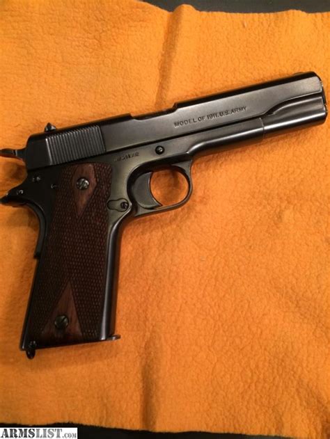 Armslist For Sale Colt Army Issue 1911 Dated 1918