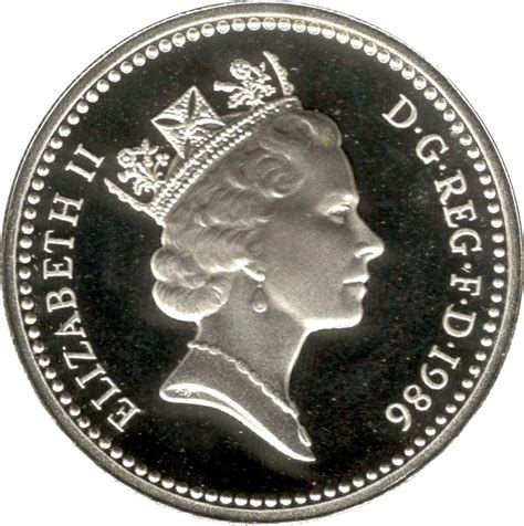 1 Pound Elizabeth Ii Northern Irish Flax Silver Proof United Kingdom Numista