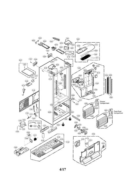 Lg Refrigerator Lfx31925st04 Partswarehouse