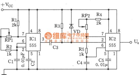 Circuit Of Pulse Generator With Adjustable Frequency And Duty Ratio