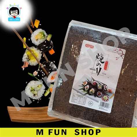 Halal Pcs Yaki Sushi Nori Roasted Seaweed Full Cut Sushi Wrap