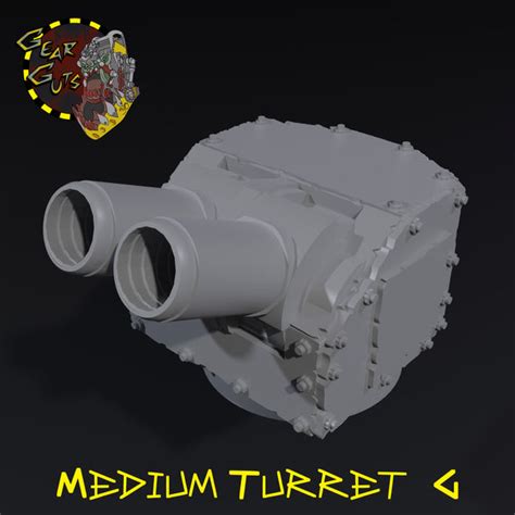 Medium Turret G Gear Guts Mek Shop