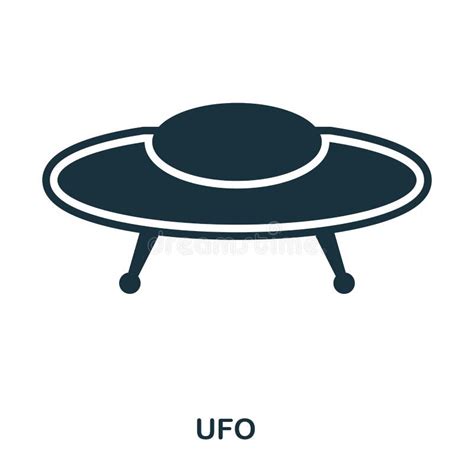 Icono Del Ufo Dise O Plano Del Icono Del Estilo Ui Ejemplo Del Icono