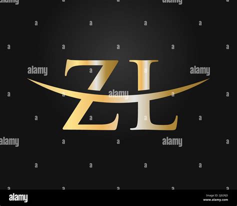 Initial Monogram Letter ZL Logo Design Vector ZL Logo Design Template