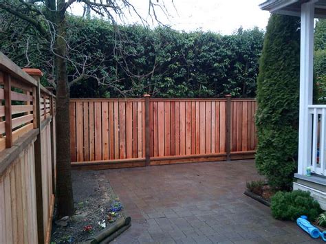 Cedar Semi Privacy Fences Greater Vancouver Langley Surrey