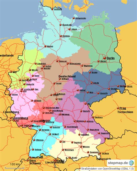 Stepmap Deutschland Landkarte F R Deutschland