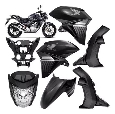 Kit Carenagem Adesivos Frente Cb 250 Twister 2016 A 2022