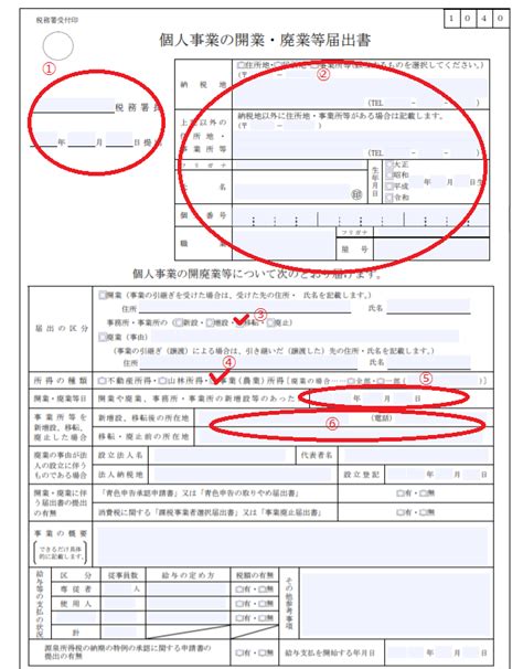 開業届の内容を変更する方法は？屋号、業種、住所など マネーフォワード クラウド会社設立