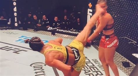 UFC Vegas 82 Amanda Ribas dá incrível chute rodado e vence Luana