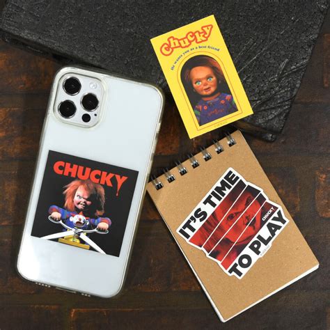 楽天市場公式 CHUCKY モバイルステッカー チャイルドプレイ チャッキー シール スマホアクセサリ スマホ ステッカー