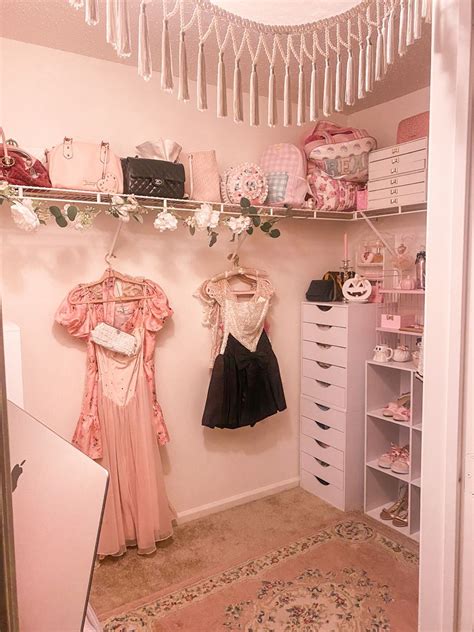 Girly Pink Closet Office Dream Walk In Closet