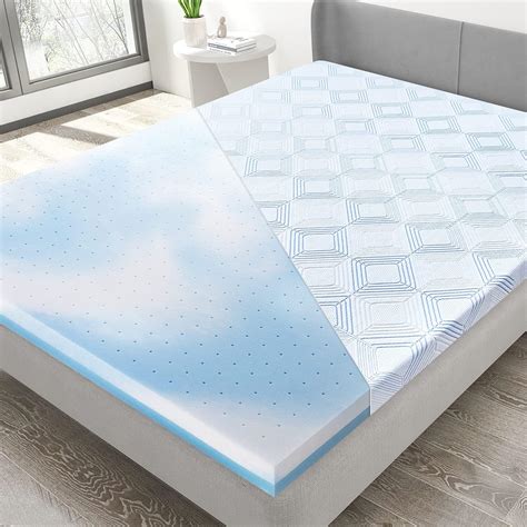 Bedstory Memory Foam Mattress Topper Double Gel Mattress Topper