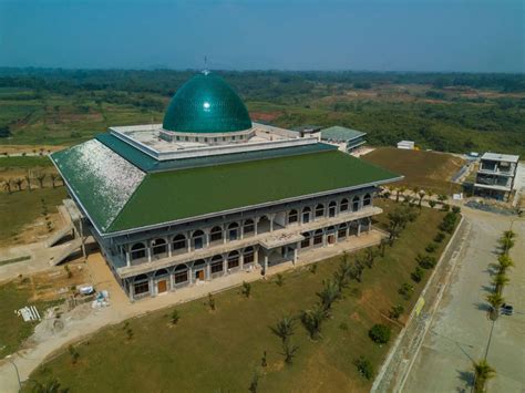 Ponpes Azzikra Gunung Sindur Bogor Atap Kubah Rangka Struktur Space Frame