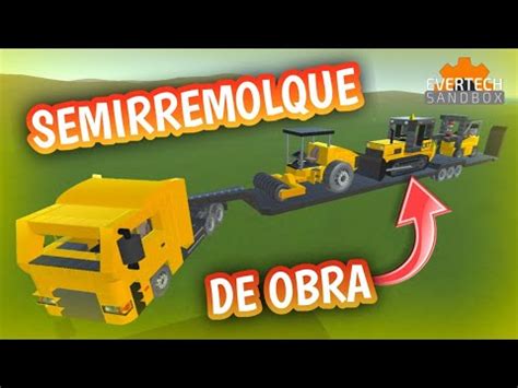 COMO HACER UN CAMIÓN CON REMOLQUE PARA VEHICULOS DE OBRA EN EVERTECH