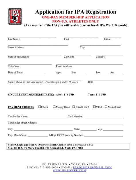 Fillable Online Ipa Lms Participant Registration Form Fax Email Print