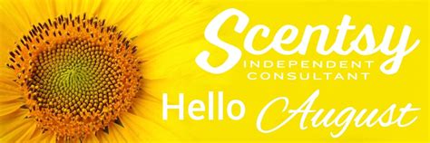 Hello August Scentsy Background Scentsy Banner Hello August Banners