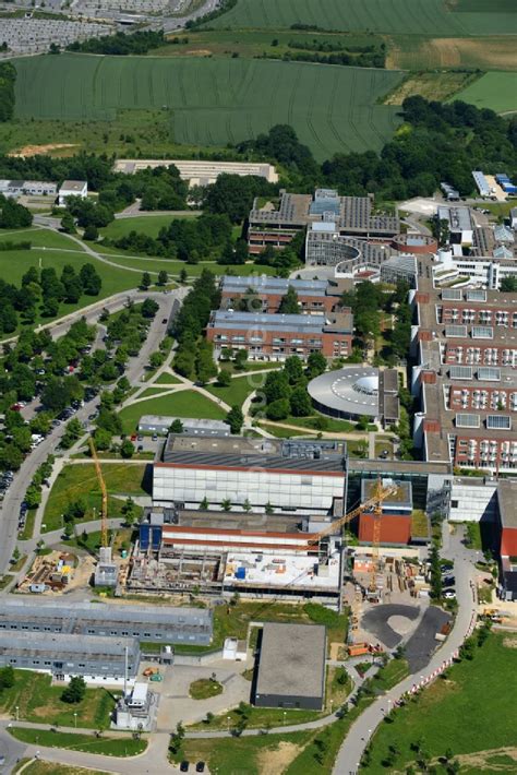 Luftaufnahme Regensburg Baustelle F R Einen Erweiterungs Neubau Auf