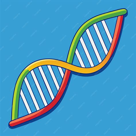 Premium Vector Dna Clip Art Vector Icon Sticker Illustration