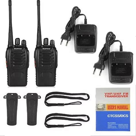 Radios De Comunicacion Baofeng Bf 888s X2 Uhf 16 Canales Cuotas Sin