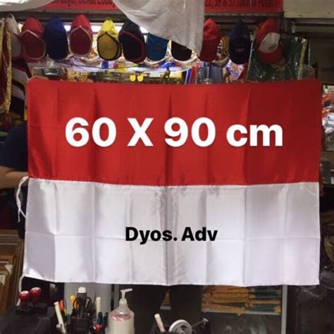 Jual Bendera Merah Putih Satin 60x90cm Shopee Indonesia