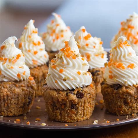 Healthy Carrot Cake Cupcakes Low Calorie Recipe